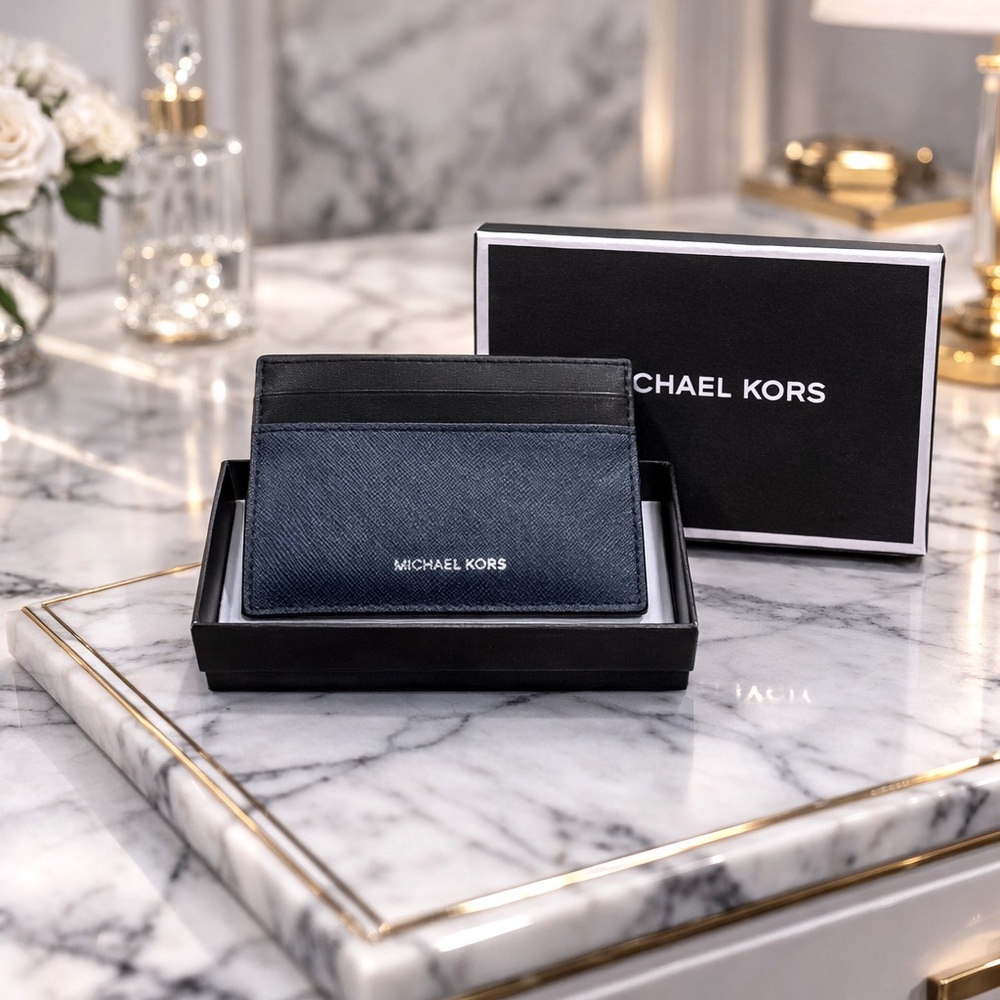 Michael Kors Dual-Tone Card Holder